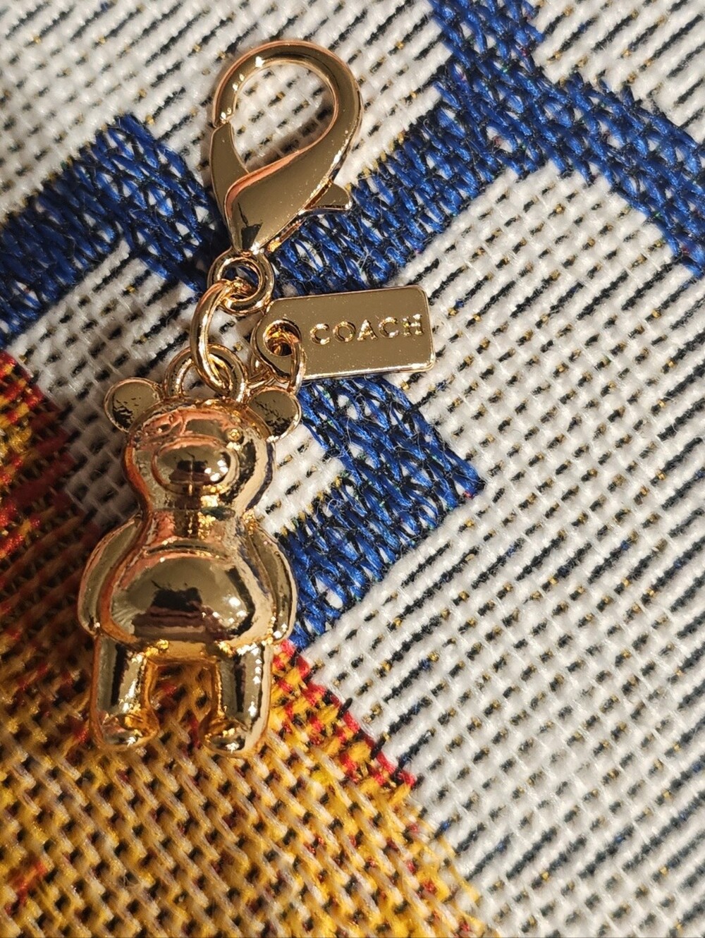 Coach 3D Gold Charm